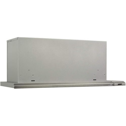  Broan 153004 Slide Out Range Hood, 30-Inch 300 CFM, Brushed Aluminum