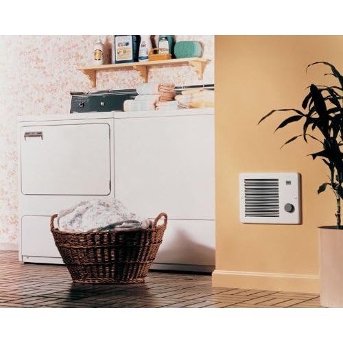  Broan-NuTone Broan 178 Wall Heater, 1000/2000 Watt 240 VAC, Painted Grille, White Enamel Steel