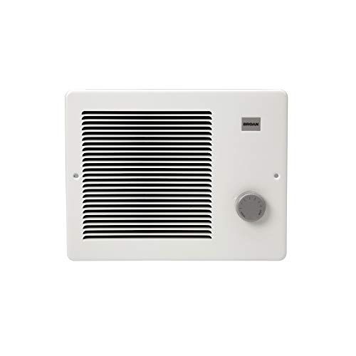  Broan-NuTone 174 Painted Grille Wall Heater, 750/1500 Watt 120 VAC, White Enamel Steel