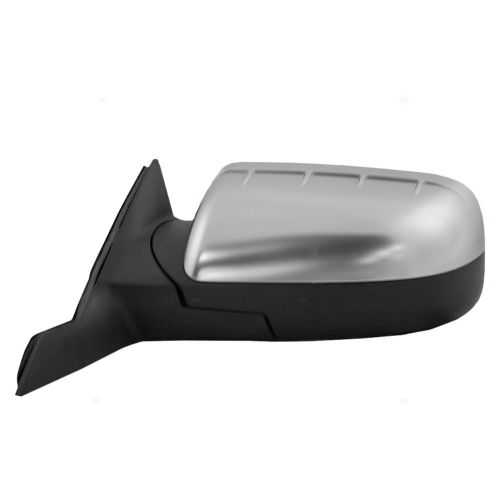  Brock Drivers Power Side View Mirror Heated Puddle Lamp w/Satin Chrome Cover Replacement for Ford Mercury 8G1Z17683F