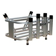 Brocraft Jet Ski Aluminum Fishing Rod Rack & Cooler Holder Combo with with Gas Plates/PWC Rod Holder/PWC Cooler Holder