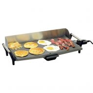 BroilKing PCG-10 Professional NonstickGriddle with Stainless Handles & Backsplash, Gray