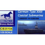 Bronco Models Bronco - German u-xxiii Coastal Submarine kuesten-u-boot 1:3 5 Model Kit Set