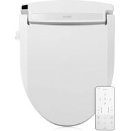 Brondell LE99-EW LE99 Swash Electronic Bidet Seat, Fits Elongated Toilets, White - Lite-Touch Remote, Warm Air Dryer, Strong Wash Mode, Stainless-Steel Nozzle, Saved User Settings & Easy Installation