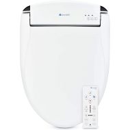 Brondell Swash SE600 Bidet Toilet Seat, Fits Elongated Toilets, White - Oscillating Stainless-Steel Nozzle, Warm Air Dryer, Ambient Nightlight