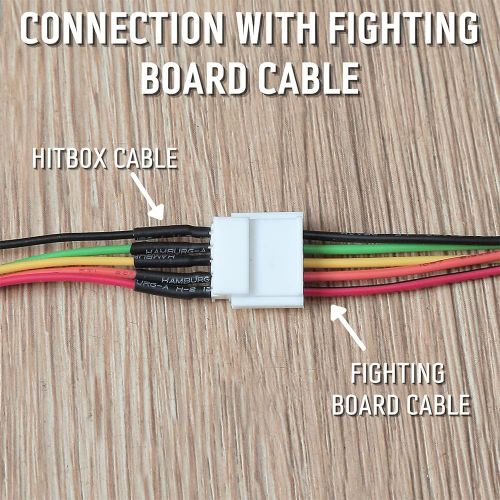  Brook Fighting Board Cable - 20-Pin Button and Joystick Harness with 4-Pin Button Harness, Button Joystick Harness DIY Builds/Arcade Stick/Fighting Board Accessories