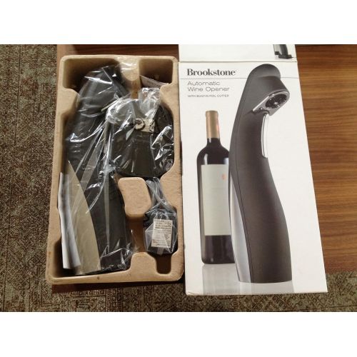  Brookstone Automatic Wine Opener with Foil Cutter