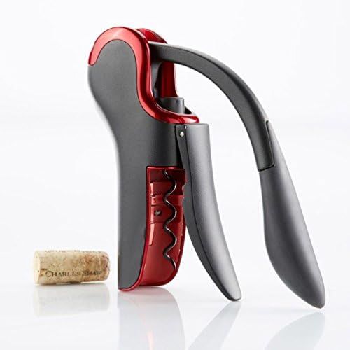  Brookstone Connoisseurs Compact Wine Opener with Built-in Foil Cutter