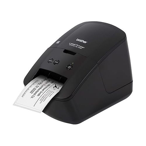 브라더 Brother QL-600 Desktop Monochrome Label Printer, up to 2.4