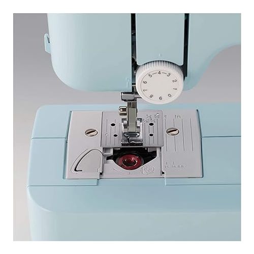 브라더 Brother RLX3817A 17-Stitch Sewing Machine (Blue) with 36-Piece Bobbins and Sewing Threads Set (Renewed) (2 Items)