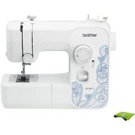 Brother LX3817 17-Stitch Portable Full-Size Sewing Machine, Lightweight, 4 Included Sewing Feet, White, with MTC Microfiber Cloth