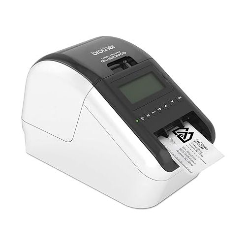 브라더 Brother QL-820NWB Professional, Ultra Flexible Monochrome Label Printer with Multiple Connectivity options