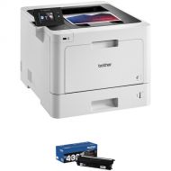 Brother HL-L8360CDW Color Laser Printer with TN433BK High Yield Black Toner Kit