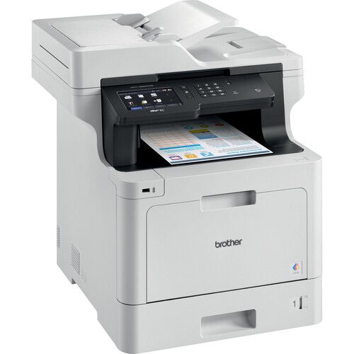 브라더 Brother MFC-L8900CDW All-in-One Color Laser Printer with Spare Standard-Yield Black Toner Cartridge Kit