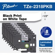 Brother TZe231 Laminated Tape for P-Touch Labelers (Black on White, 1/2