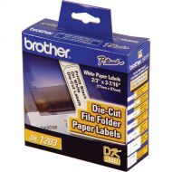 Brother DK1203 Die-Cut Shipping Paper Labels (White, 300 Labels, 0.66 x 3.4