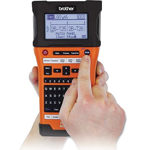 브라더 Brother PT-E550W Industrial Wireless Handheld Labeling Tool