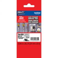 Brother TZeS251 Tape with ExtraStrength Adhesive for P-Touch Labelers (Black on White, 1