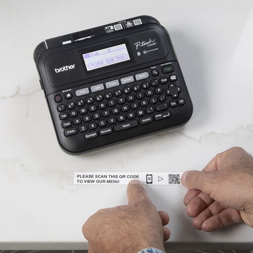 브라더 Brother PTD460BTVP P-Touch Business Professional Connected Label Maker with Carry Case