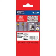 Brother TZeS261 Tape with ExtraStrength Adhesive for P-Touch Labelers (Black on White, 1.5