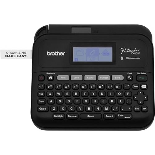 브라더 Brother P-Touch PT-D460BT Business Expert Connected Label Maker | Connect and Create via Bluetooth® on TZe Label Tapes up to ~3/4 inch