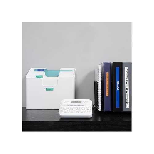 브라더 Brother P-Touch PT-D410VP Home/Office Advanced Label Maker | Connect via USB to Create and Print on TZe Label Tapes up to ~3/4 inch