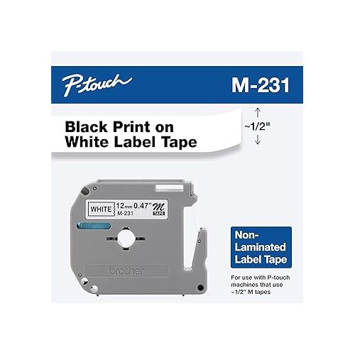 브라더 Brother M231 1/2in Labeling Tape