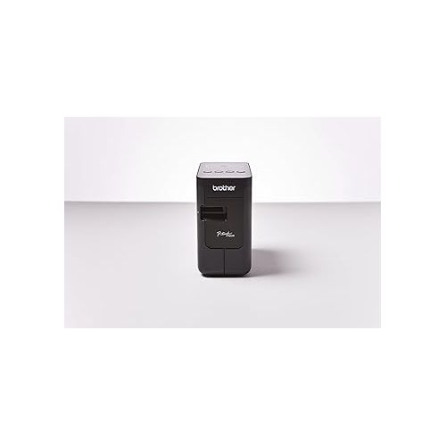 브라더 Brother PT-P750W Label Maker, Wireless/USB 2.0/NFC, P-Touch Label Printer, Portable, Up to 24mm Labels, Includes AC Adapter/24mm Black on White Tape Cassette