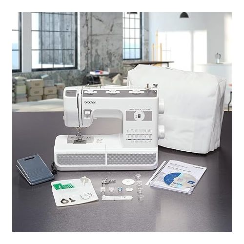 브라더 Brother ST531HD Strong & Tough 53 Stitch Sewing Machine with Finger Guard