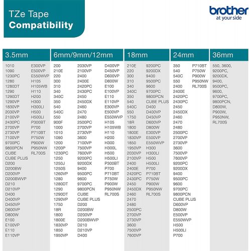 브라더 [아마존 핫딜]  [아마존핫딜]Brother Original P-touch Schriftband TZe-131S 12 mm, schwarz auf transparent (kompatibel u.a. mit Brother P-touch PT-H100LB/R, -H105, -E100/VP, -D200/BW/VP, -D210/VP) 4 m lang