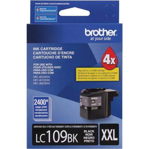 브라더 Brother Printer Ultra High Yield Inkjet Cartridge - Black (LC109BK)