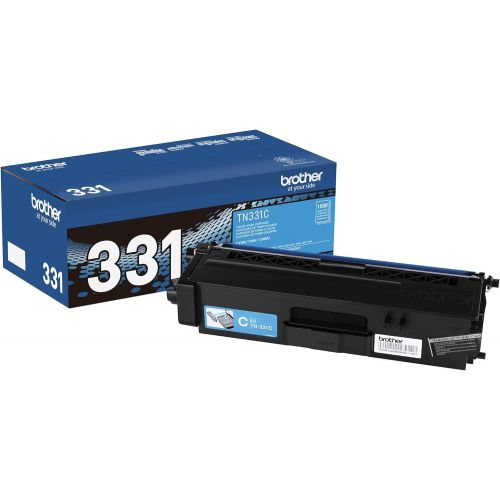 브라더 Brother TN-331C DCP-L8400 L8450 HL-L8250 L8350 MFC-L8600 L8650 L8850 Toner Cartridge (Cyan) in Retail Packaging.