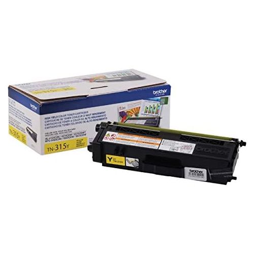 브라더 Brother TN-315Y DCP-9050 9055 9270 HL-4140 4150 4570 MFC-9460 9465 9560 9970 Toner Cartridge (Yellow) in Retail Packaging