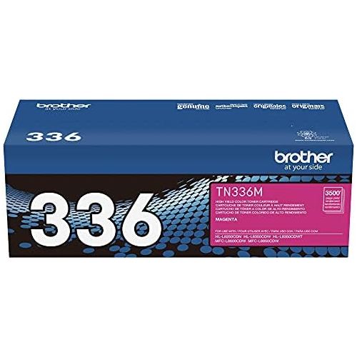 브라더 Brother TN-336M DCP-L8400 L8450 HL-L8250 L8350 MFC-L8600 L8650 L8850 Toner Cartridge (Magenta) in Retail Packaging