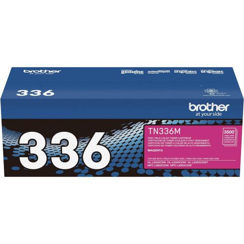 브라더 Brother TN-336M DCP-L8400 L8450 HL-L8250 L8350 MFC-L8600 L8650 L8850 Toner Cartridge (Magenta) in Retail Packaging