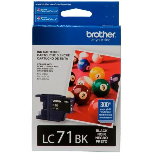 브라더 Brother Printer LC71BK Standard Yield Black Ink