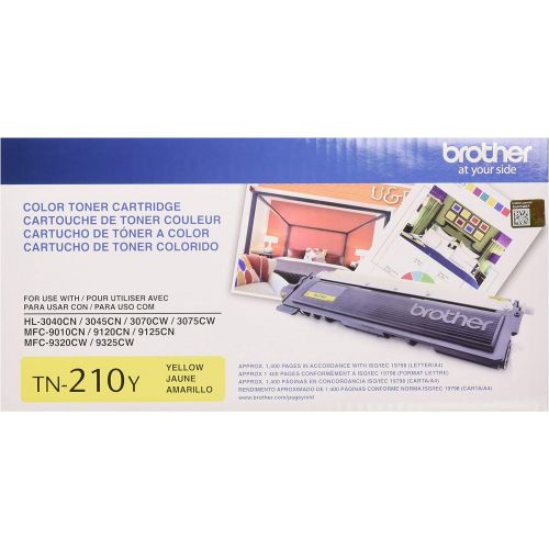 브라더 Brother Genuine TN210Y Color Laser Yellow Toner Cartridge