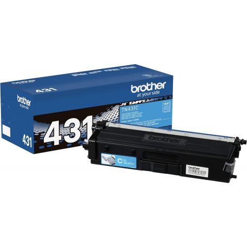 브라더 Brother Printer TN431C Standard Yield Toner-Retail Packaging , Cyan