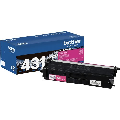 브라더 Brother Printer TN431M Standard Yield Toner-Retail Packaging , Magenta