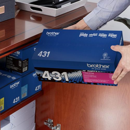 브라더 Brother Printer TN431M Standard Yield Toner-Retail Packaging , Magenta