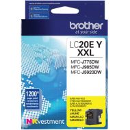 Brother LC20EY Super High Yield Yellow Ink Cartridge