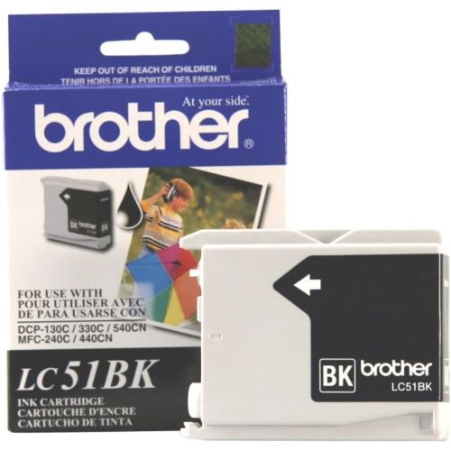 브라더 Brother Innobella LC51BK Ink Cartridge, 500 Page Yield, Black