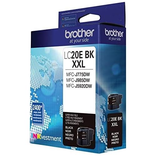 브라더 Brother LC20EBK Super High Yield Black Ink Cartridge