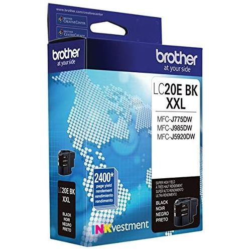 브라더 Brother LC20EBK Super High Yield Black Ink Cartridge