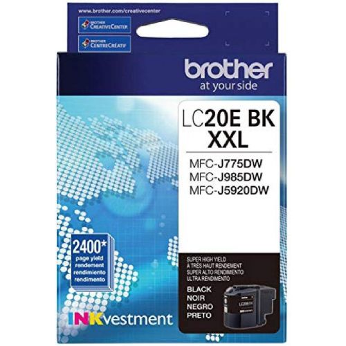 브라더 Brother LC20EBK Super High Yield Black Ink Cartridge