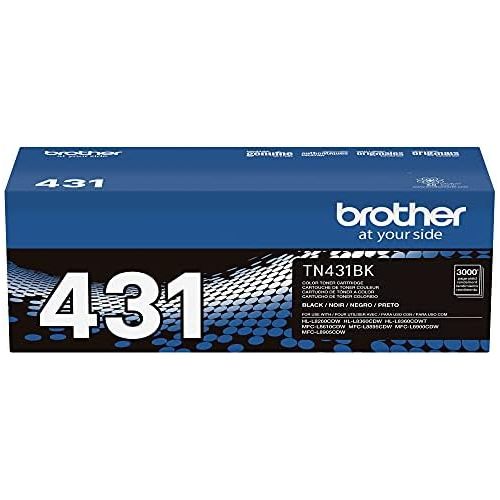 브라더 Brother Printer TN431BK Standard Yield Toner-Retail Packaging , Black