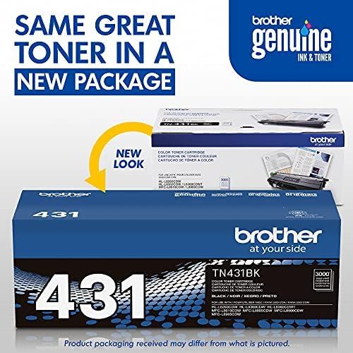 브라더 Brother Printer TN431BK Standard Yield Toner-Retail Packaging , Black