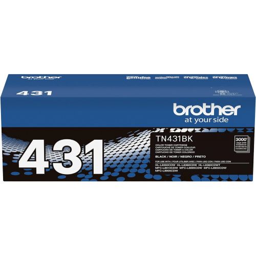 브라더 Brother Printer TN431BK Standard Yield Toner-Retail Packaging , Black