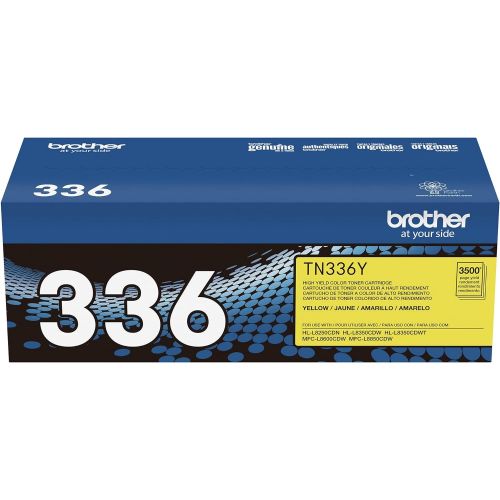 브라더 Brother TN-336Y DCP-L8400 L8450 HL-L8250 L8350 MFC-L8600 L8650 L8850 Toner Cartridge (Yellow) in Retail Packaging