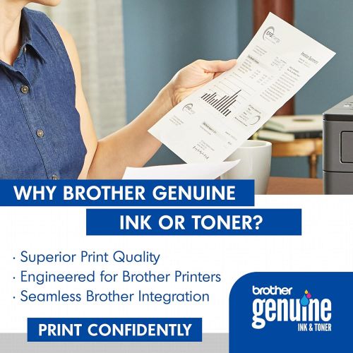 브라더 Brother Genuine Standard Yield Toner Cartridge, TN730, Replacement Black Toner, Page Yield Up To 1,200 Pages, Amazon Dash Replenishment Cartridge